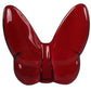 3" Burgundy Crystal Butterfly Figurine Tabletop Sculpture