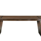 86" Dark Brown Wood Live Edge Dining Table