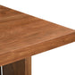75" Brown Solid Wood Trestle Base Dining Table