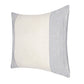 22" Blue Striped Cotton Throw Pillow