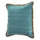 Set of Two Navy Blue Cotton Throw Pillow