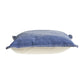 Set of Two Light Gray Cotton Throw Pillow