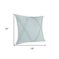 Set of Two Dark Gray Diamond Cotton Throw Pillow With Fringe