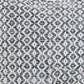 Set of Two Gray and White Geometric Cotton Throw Pillow