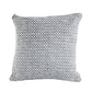 Set of Two Gray and White Geometric Cotton Throw Pillow