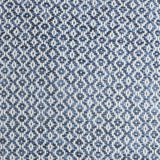 Set of Two Blue Chevron Cotton Throw Pillows