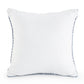 Set of Two Gray Chevron Cotton Throw Pillow