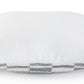 Set of Two 18" Gray Geometric Cotton Throw Pillows