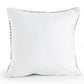 Set of Two Blue Chevron Cotton Throw Pillows