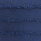 Set of Two Gray Ribbed Cotton Throw Pillow With Fringe