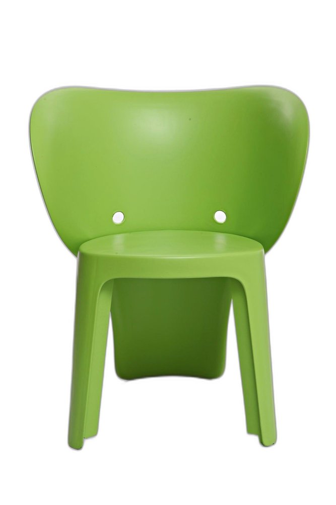 Set Of Four Green Heavy Duty Plastic Juvenile Chairs