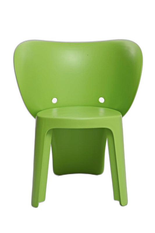 Set Of Four Green Heavy Duty Plastic Juvenile Chairs