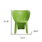 Set Of Four Green Heavy Duty Plastic Juvenile Chairs