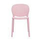 Set Of Four Pink Heavy Duty Plastic Juvenile Chairs
