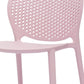 Set Of Four Pink Heavy Duty Plastic Juvenile Chairs