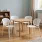 Set Of Four White Heavy Duty Plastic Juvenile Chairs
