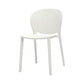 Set Of Four White Heavy Duty Plastic Juvenile Chairs