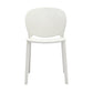 Set Of Four White Heavy Duty Plastic Juvenile Chairs