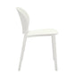 Set Of Four White Heavy Duty Plastic Juvenile Chairs