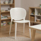 Set Of Four White Heavy Duty Plastic Juvenile Chairs