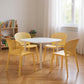 Set Of Four Yellow Heavy Duty Plastic Juvenile Chairs