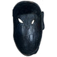 10" Black Solid Wood Decorative Mask Tabletop Sculpture