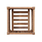 22" Natural Solid Wood Indoor Outdoor Square Planter Box