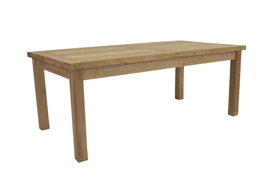 47" Natural Solid Wood Outdoor Coffee Table