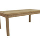 47" Natural Solid Wood Outdoor Coffee Table