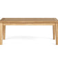47" Natural Solid Wood Outdoor Coffee Table