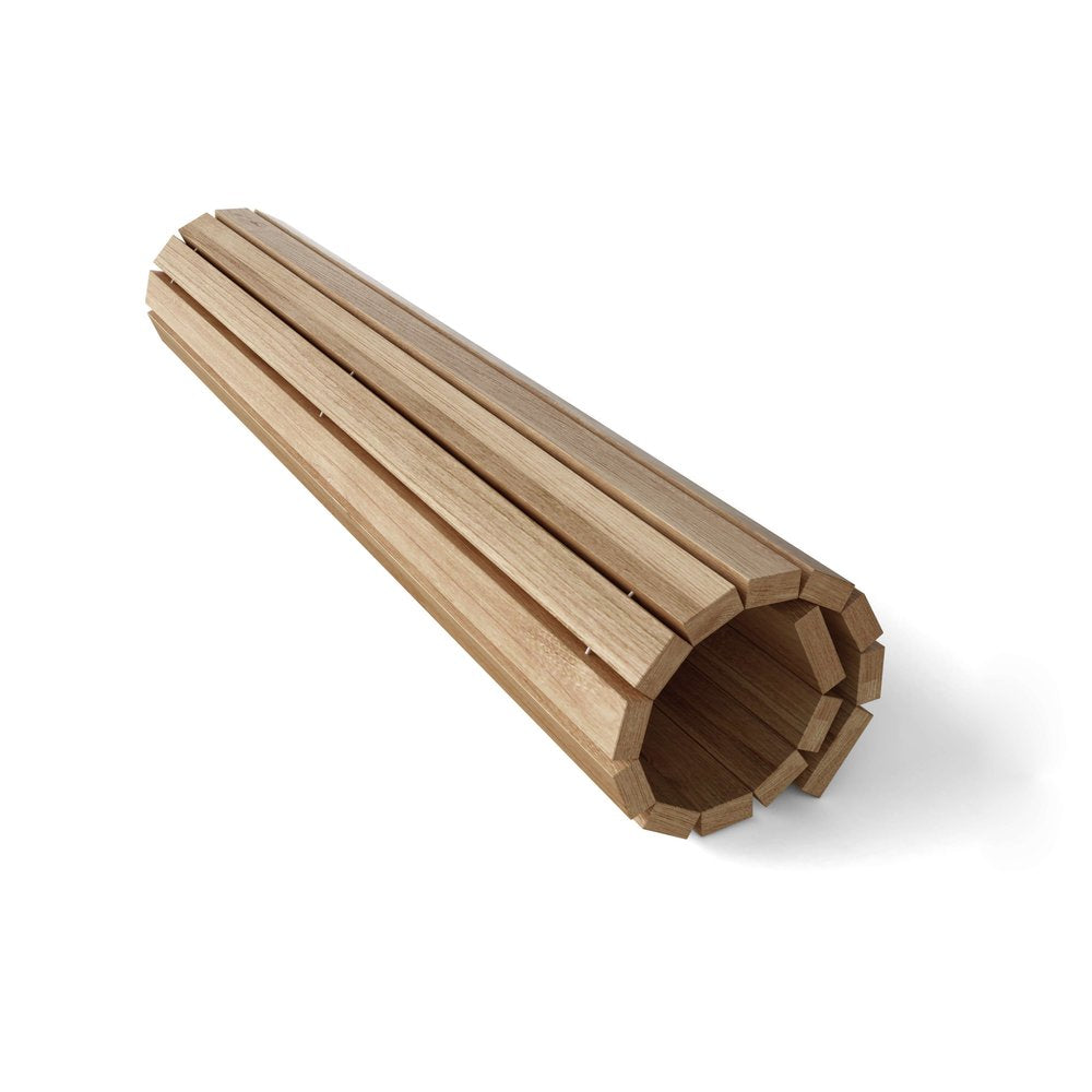 Natural Teak 20" Square Shower Mat