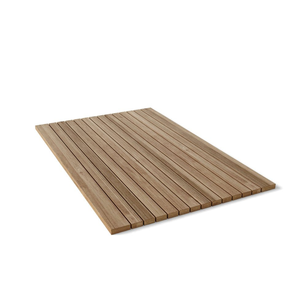 Natural Teak 20" Square Shower Mat