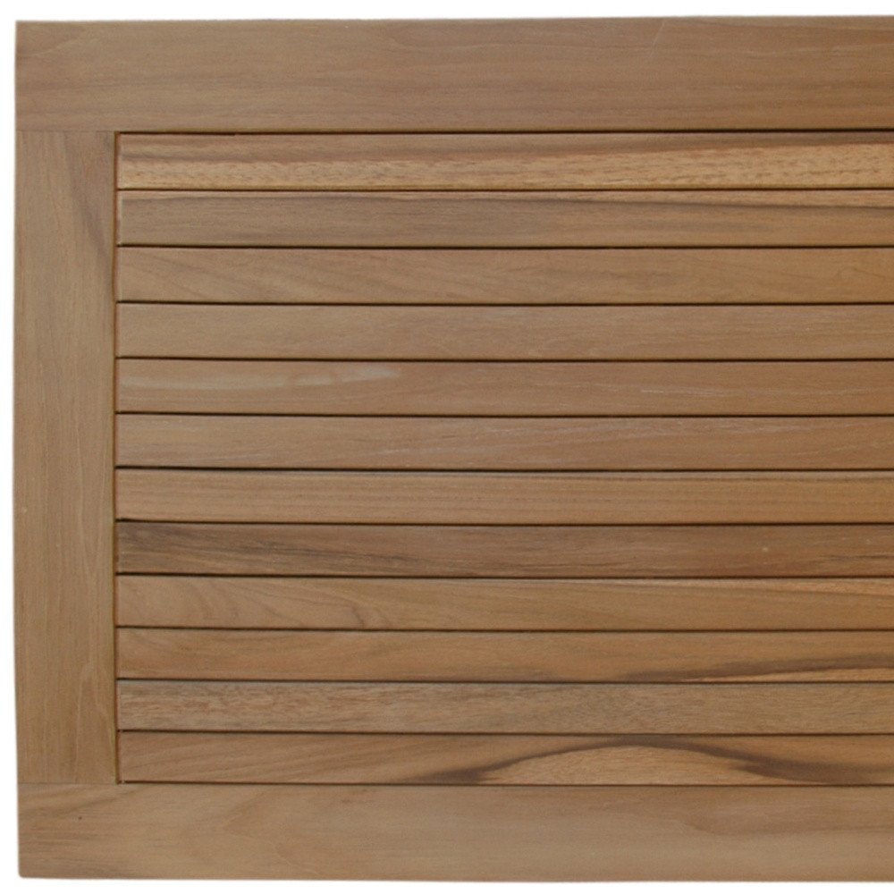 Natural Teak 39" Shower Mat