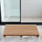 Natural Teak 24" Square Shower Mat