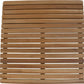 Natural Teak 24" Square Shower Mat