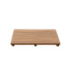 Natural Teak 24" Square Shower Mat