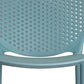 Set of Four 26" Green Heavy Duty Plastic Low Back Counter Height Bar Chairs