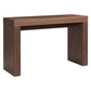 47" Brown Wood Block Console Table