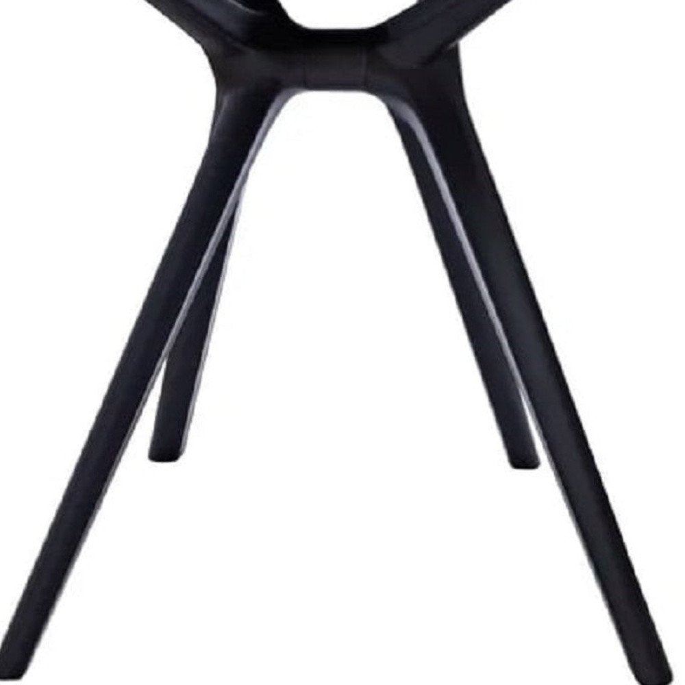 27" Black Heavy Duty Plastic Square End Table
