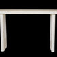 60" Natural Solid Wood Oval Console Table