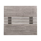 33" Gray Solid Wood Outdoor Coffee Table