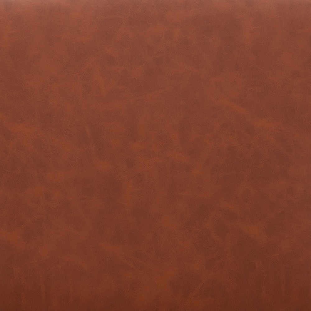 Set of Two 30" Brown and Black Faux Leather and Steel Low Back Bar Height Bar Chairs