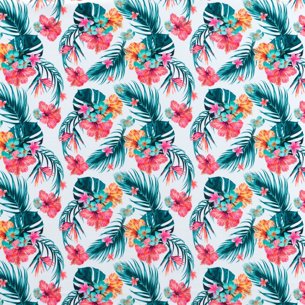 Set of Two Green and Black Velvet And Steel Tropical Floral Dining Side Chairs