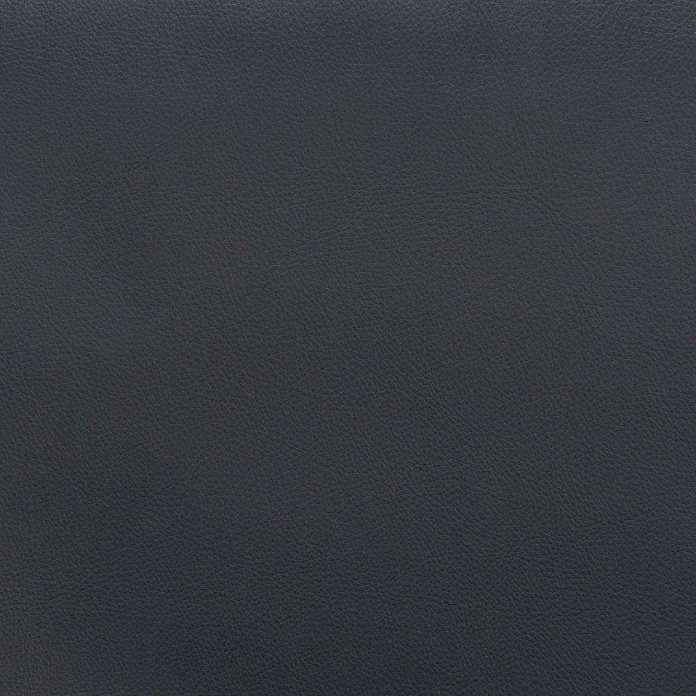 Set of Two Black and Brown Upholstered Faux Leather Dining Side Chairs