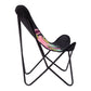 26" Black Tropical Butterfly Chair