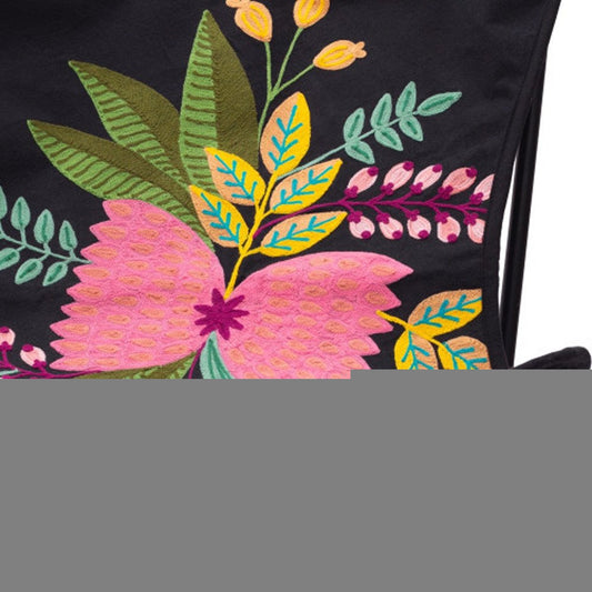 26" Black Tropical Butterfly Chair