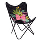 26" Black Tropical Butterfly Chair