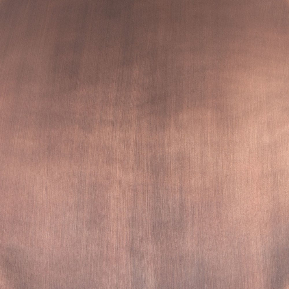 20" Bronze and Brown Iron and Solid Wood Round Pedestal End Table