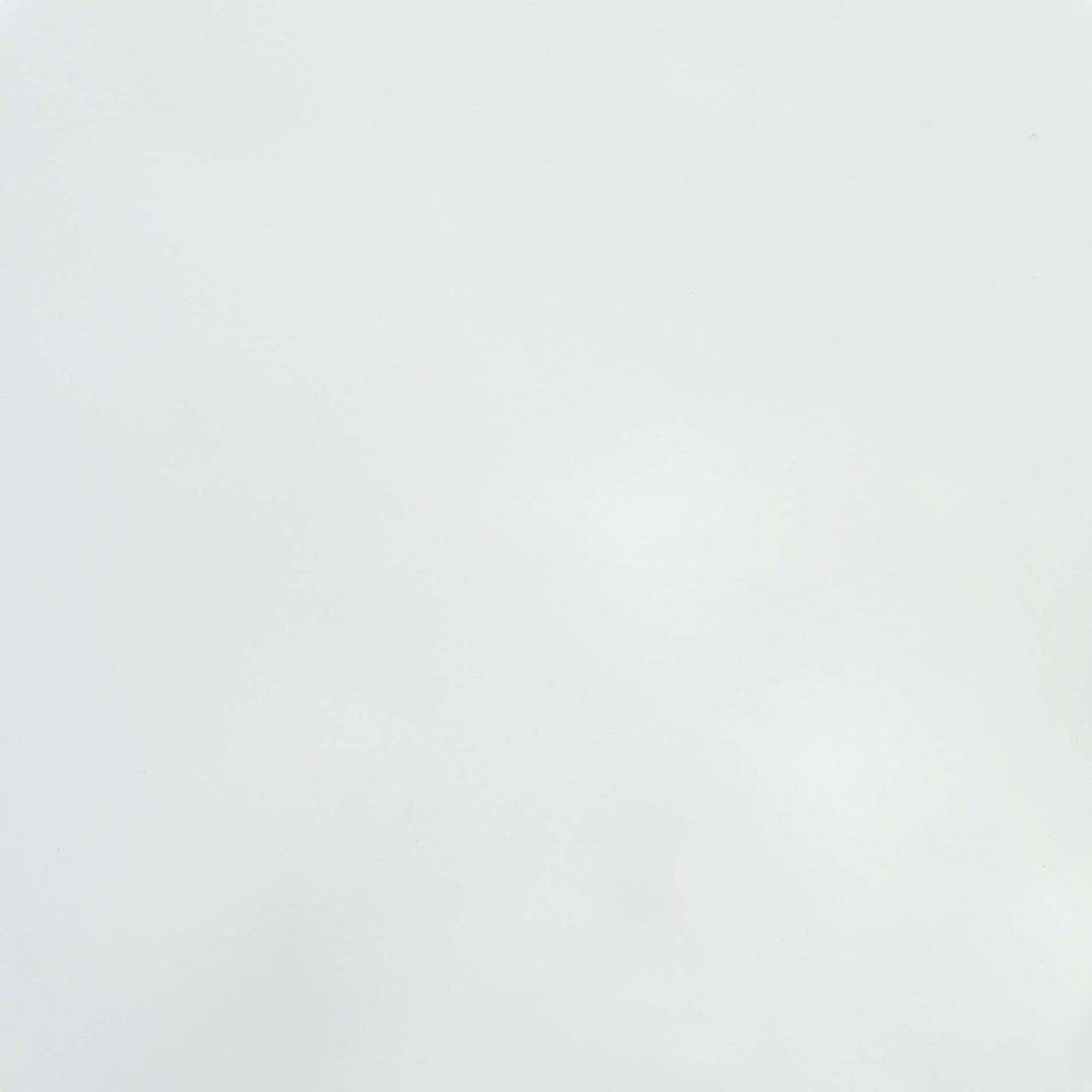 25" White Iron And Marble Round Pedestal End Table