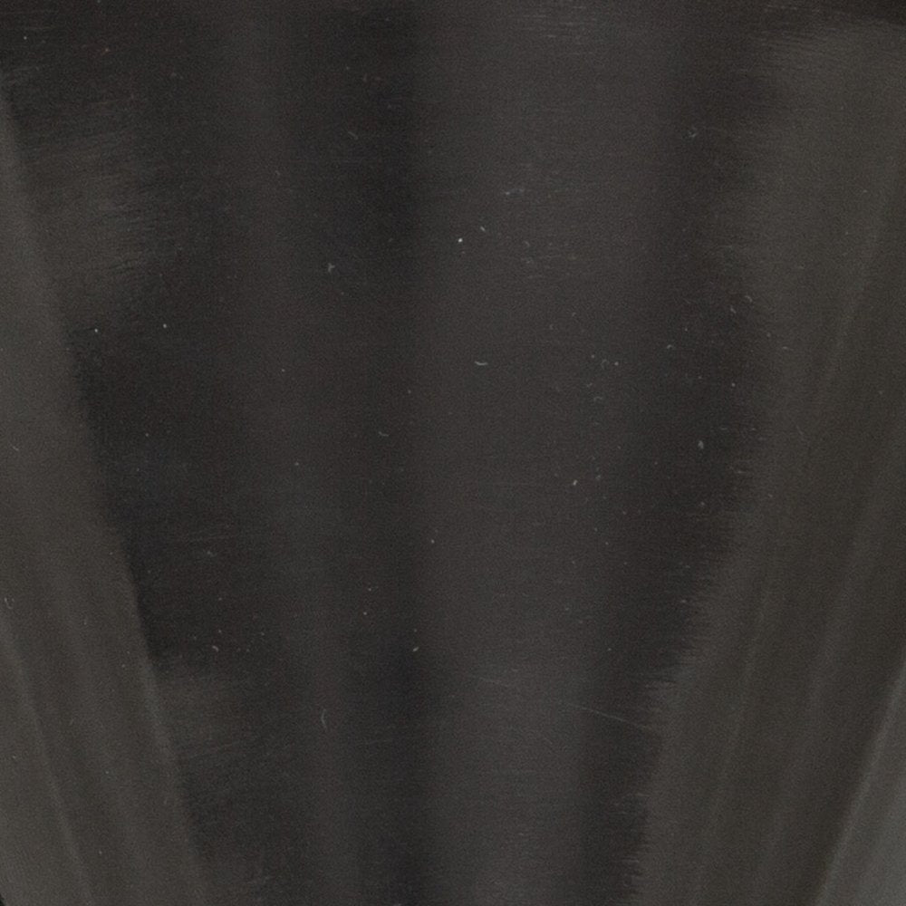 23" White And Black Marble And Steel Round Pedestal End Table